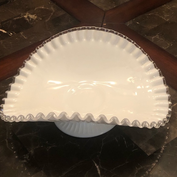 Fenton Silver Crest Serving Bowl - Picture 6 of 9